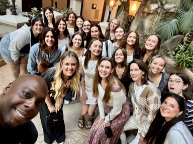 Group picture on the LA field trip