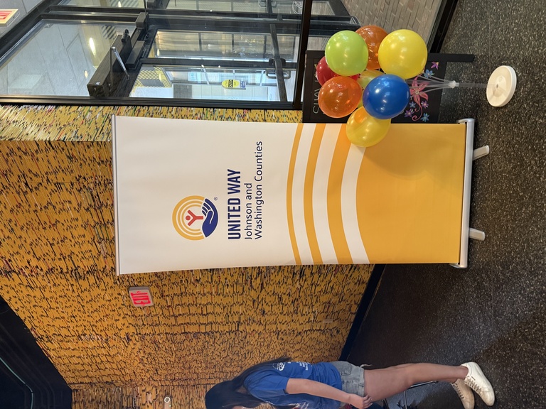 The welcome sign for United Way