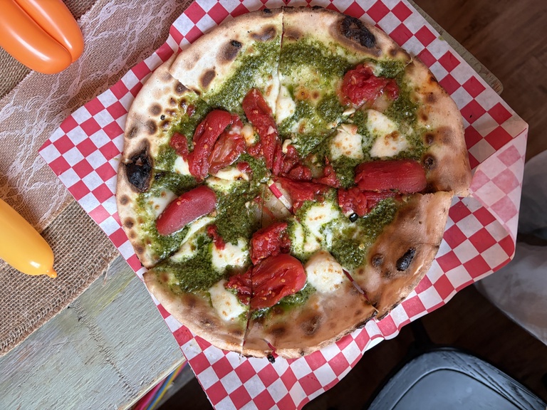 Pizza at the Palmer House event