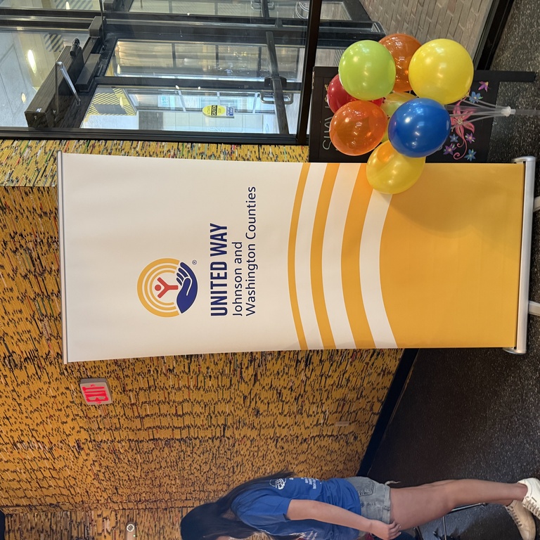 The welcome sign for United Way